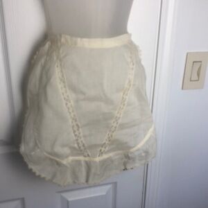 Cute Chiffon Apron with Lace  Handmade VTG